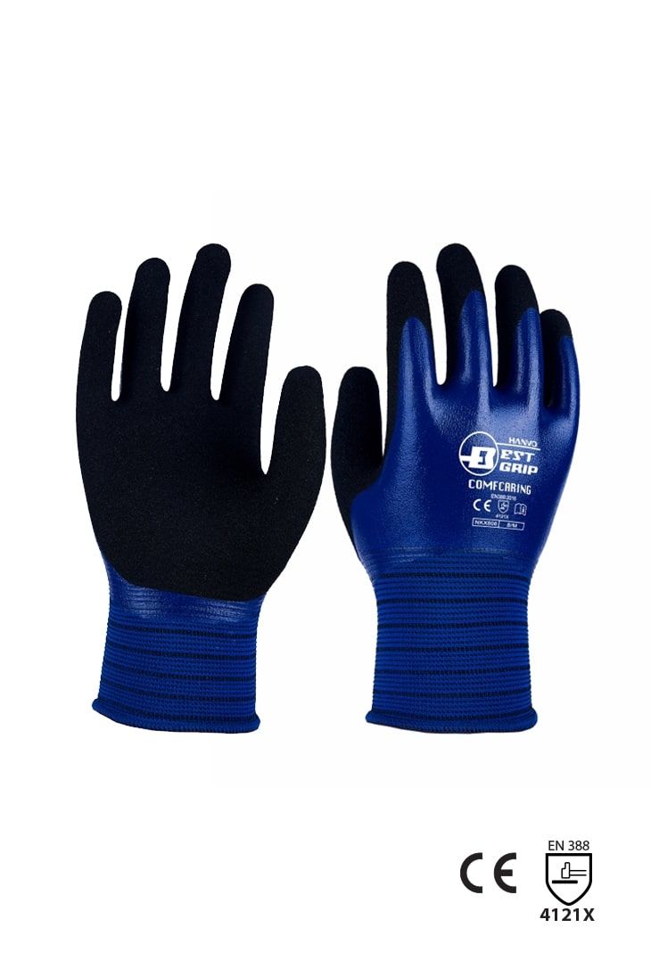 Hanvo NKX806 Tam Kaplı Nitril Montaj Eldiveni