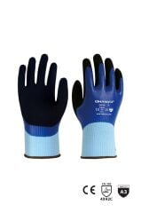 Hanvo NKX384Q Nitril Tam Kaplı Kesilme Dirençli Eldiven